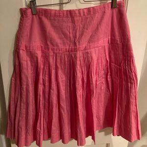 J.Crew Pink pleated skirt